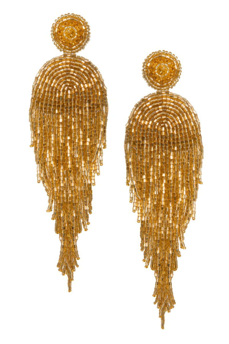 Gold Elizabeth Earrings – Tres Almas Lab